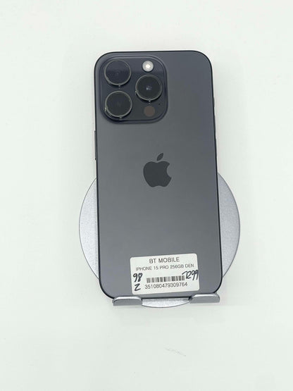 IPhone 15 Pro 256gb Màu đen, Pin zin 98%, Máy zin chưa qua thay sửa - 09764