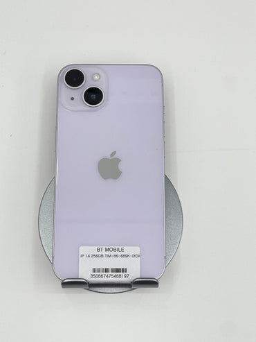 IPhone 14 bản 256gb Màu tím, Pin zin 86%, Máy zin chưa qua thay sửa - 68197