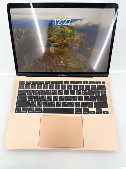 MacBook Air M1 bản 8gb/256gb Màu Vàng, Pin zin 92%, Máy xước nhẹ, Máy zin chưa qua thay sửa - VQ6LC *