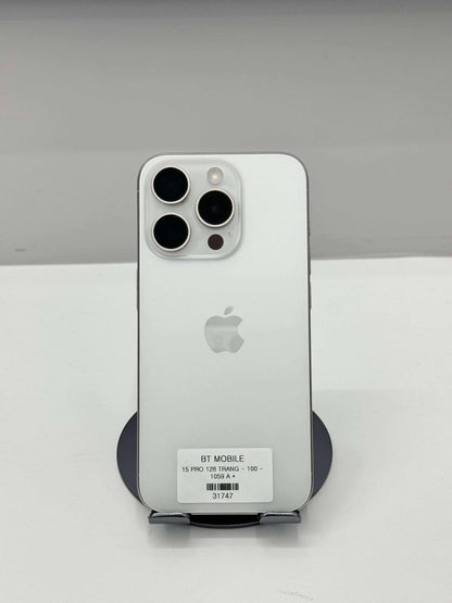 IPhone 15 Pro 128gb Màu trắng, Pin zin 100%, Máy zin chưa qua thay sửa - 31747 *