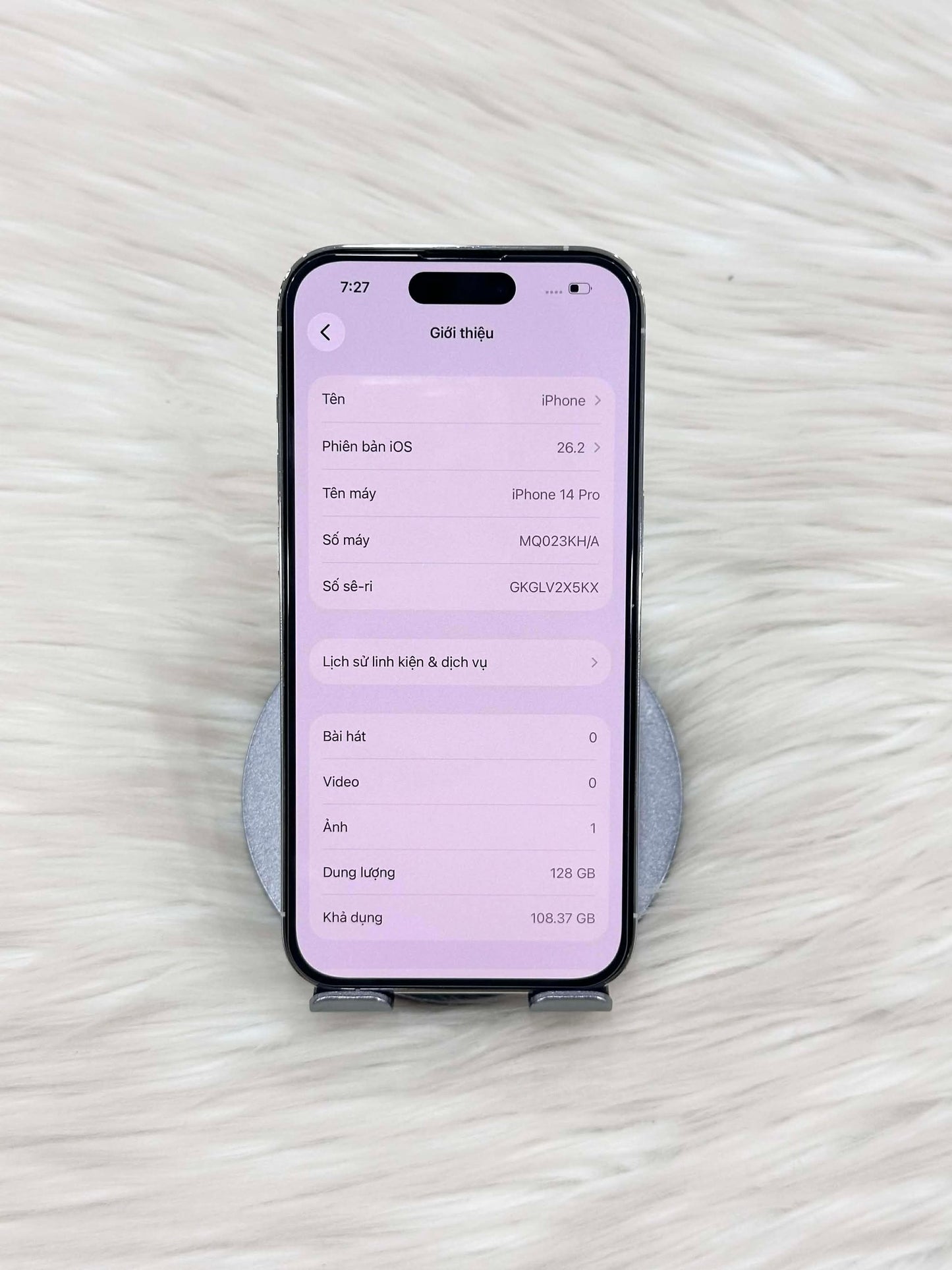IPhone 14 Pro 128gb Màu Trắng - Pin thay mới 100% - 41949 TEKU