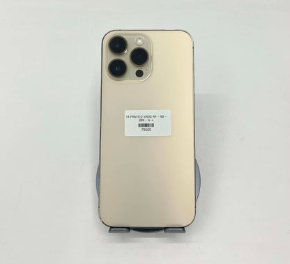 IPhone 14 Promax 512 màu Vàng - Pin 89% -79550 - B-*