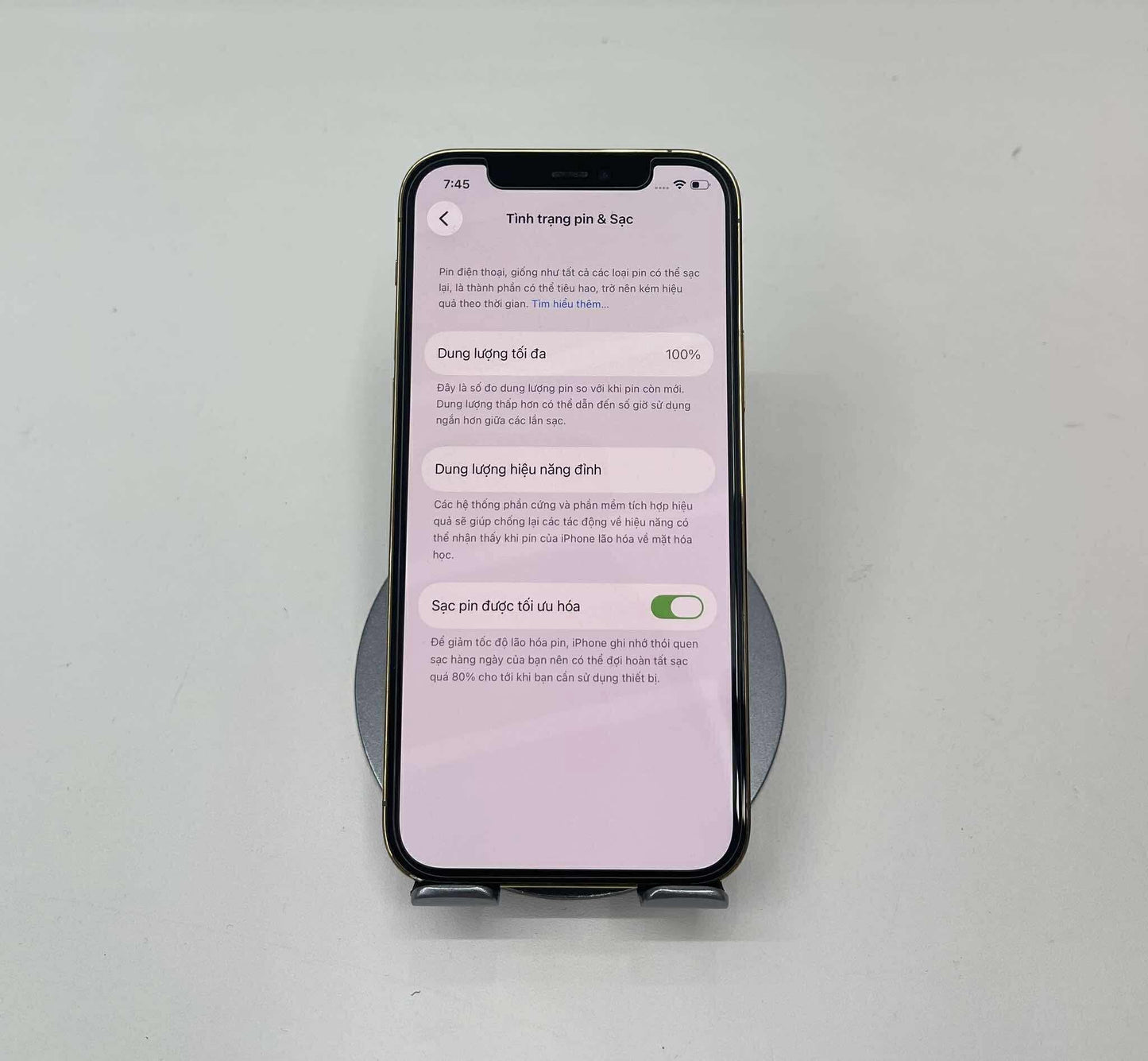 IPhone 12 Pro 128gb Màu vàng - Pin thay mới 100% - 94121 A-* teku