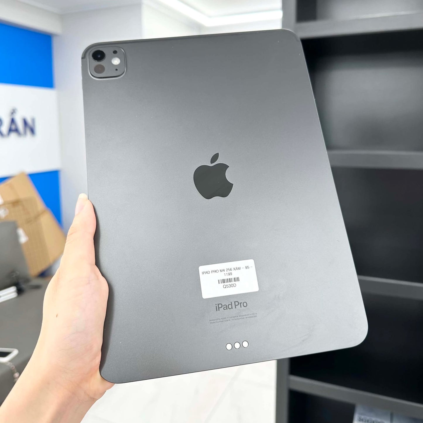 IPad Pro M4 bản 256GB Màu xám - Pin 95% - Q530D