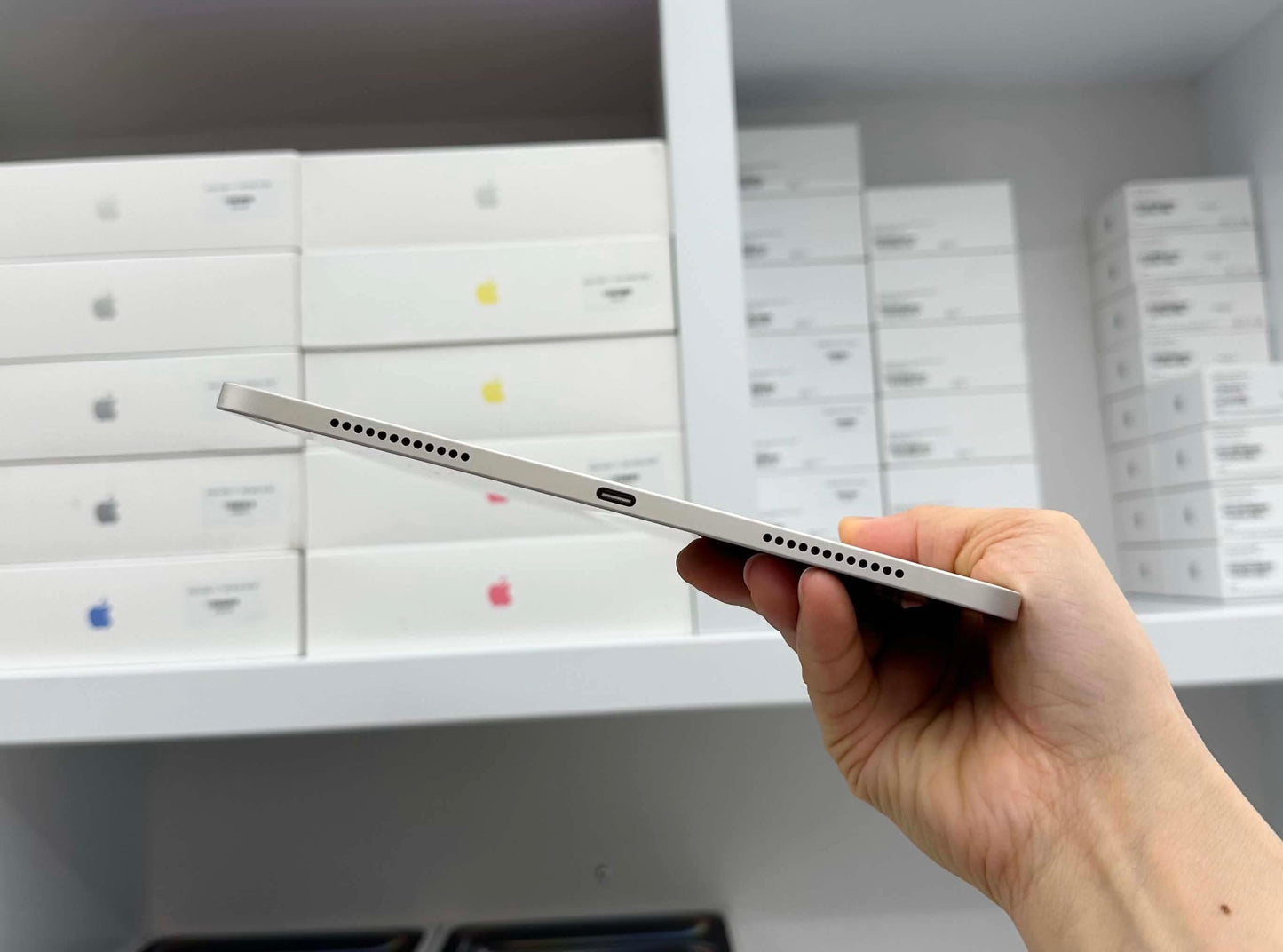 Ipad Air M3 128gb Màu starlight   - Pin 100% sạc 38 lần  -  77MH2