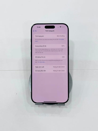 IPhone 16 Promax 512GB màu Đen - Pin 92% - 42661 - A- Teku