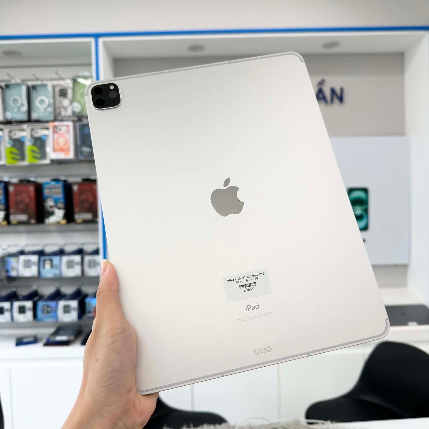 IPad Pro M1 bản 128gb Màu bạc 12.9 inch - Pin 86% - 2R9KY