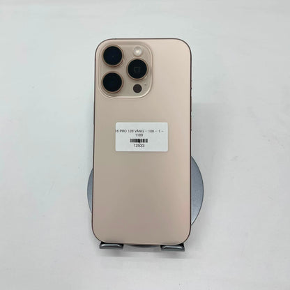 IPhone 16 Pro 128gb Màu Vàng - Pin 100% sạc 1 lần - 12533