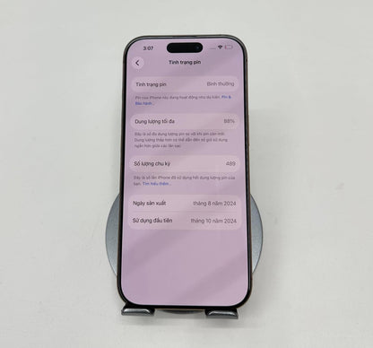 IPhone 16 Pro 256 Màu Vàng - Pin 88% - 19346 -a -* Busan