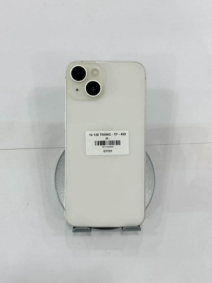 IPhone 14 bản 128gb Màu trắng - Thay Pin 100% - 01701 - a- Teku
