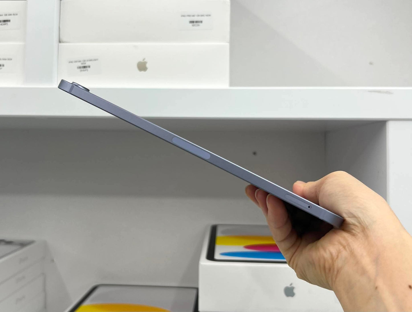 IPad Mini 6 bản 64gb Màu Tím Ban Sim - Pin 86% - VCMYC - A-*