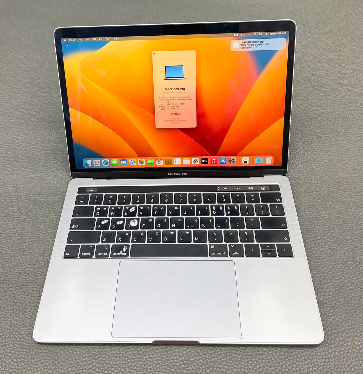 MacBook Pro 2019 bản 8/256 Màu xám - 80L410 - A-*