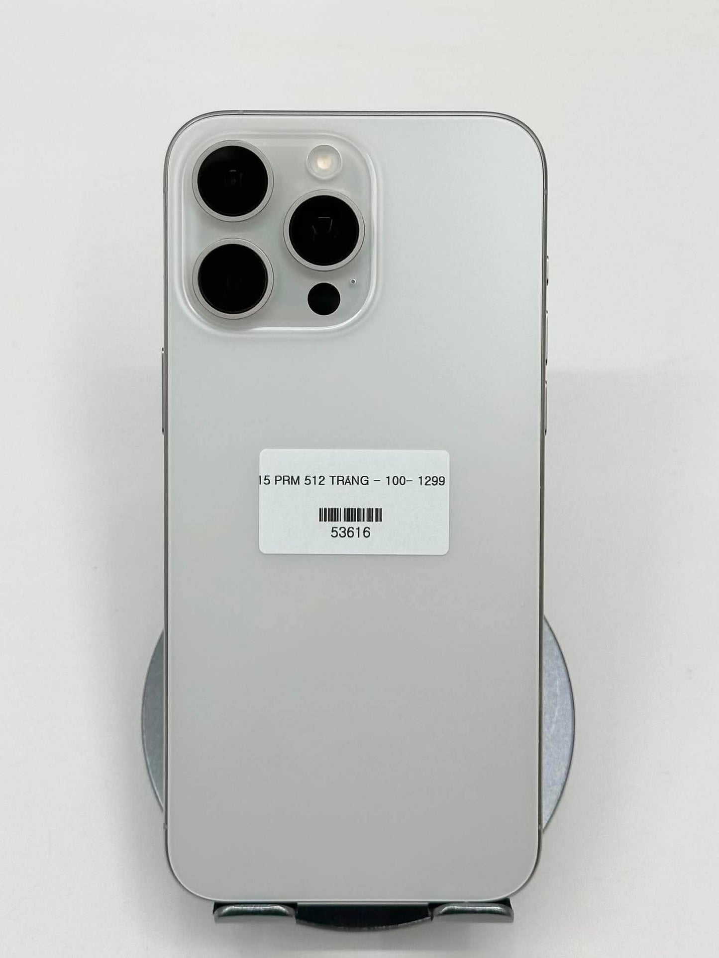 IPhone 15 Promax 512gb Màu Trắng - Pin 100% - 53616