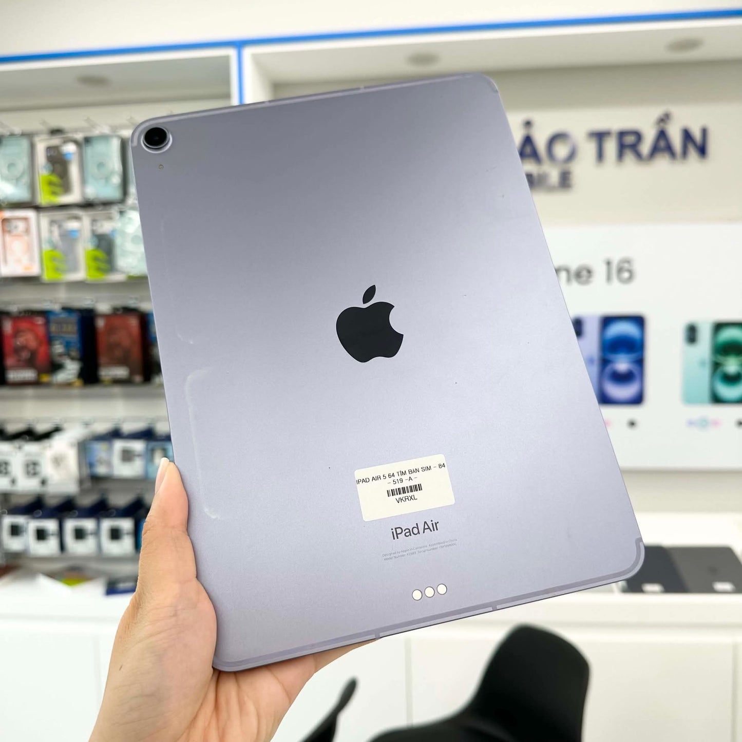 Ipad Air 5 64gb Màu Tím- Pin 84% - VKRXL A-*
