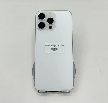 IPhone 16 ProMax 256gb Màu trắng - Pin 90% - 32465 - a-*