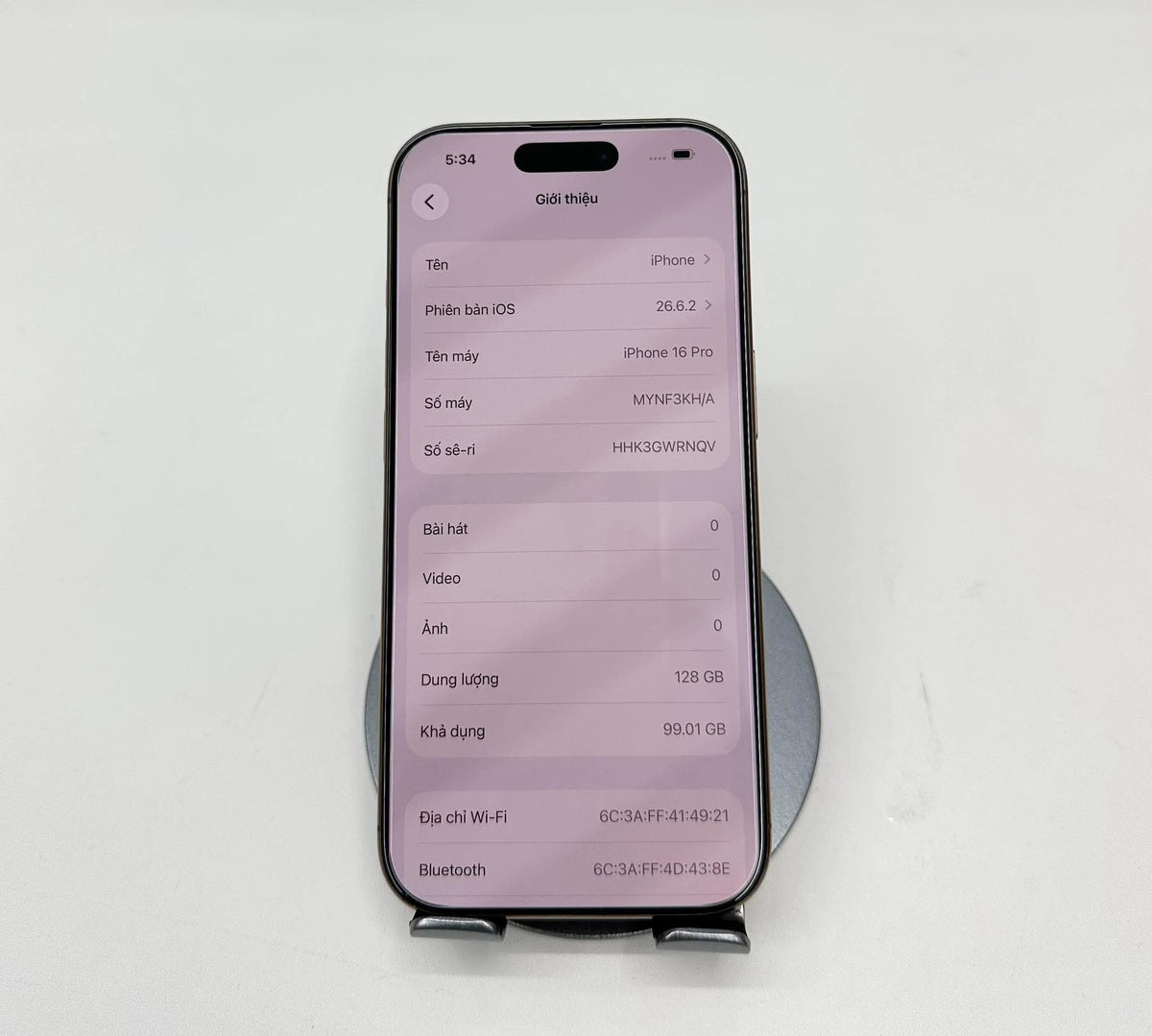 IPhone 16 Pro 128gb Màu Vàng - Pin 87% - 86539 - a-*