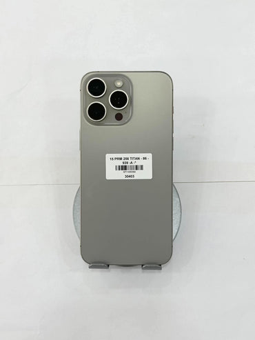 IPhone 15 Promax 256gb Màu Titan  - Pin 86% - 30403 - a-* Teku