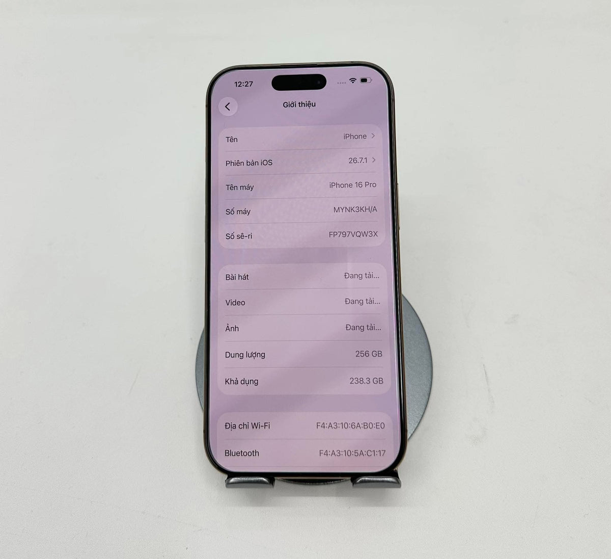 IPhone 16 Pro 256 Màu Vàng - Pin 91% -  01521