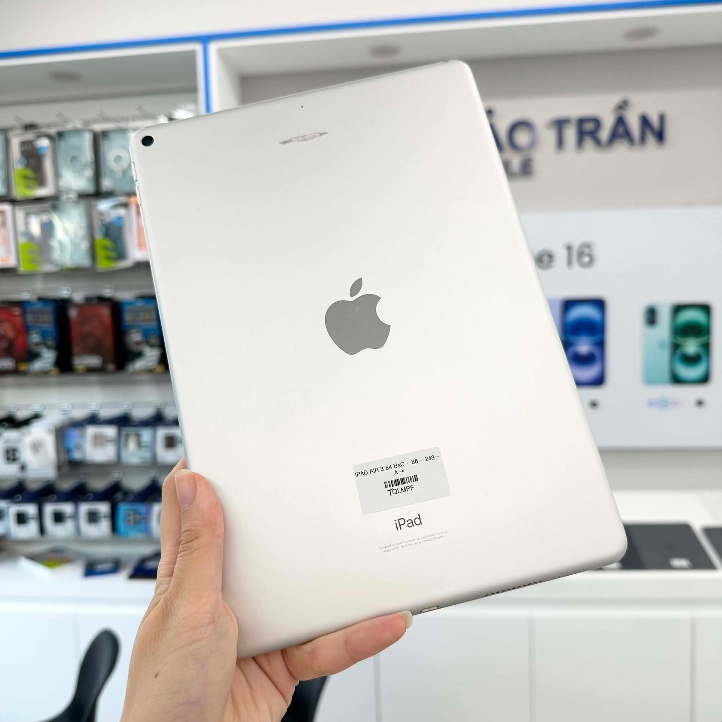 IPad Air 3 64gb Bạc - Pin 86% - TQLMPF A-*