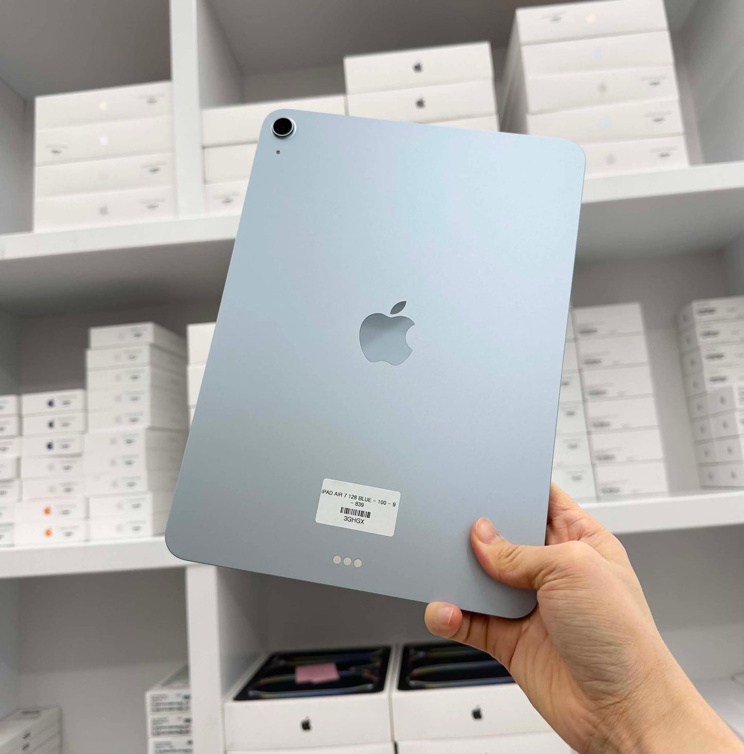 Ipad Air M3 128gb Màu blue   - Pin 100% sạc 9  lần - 3GHGX