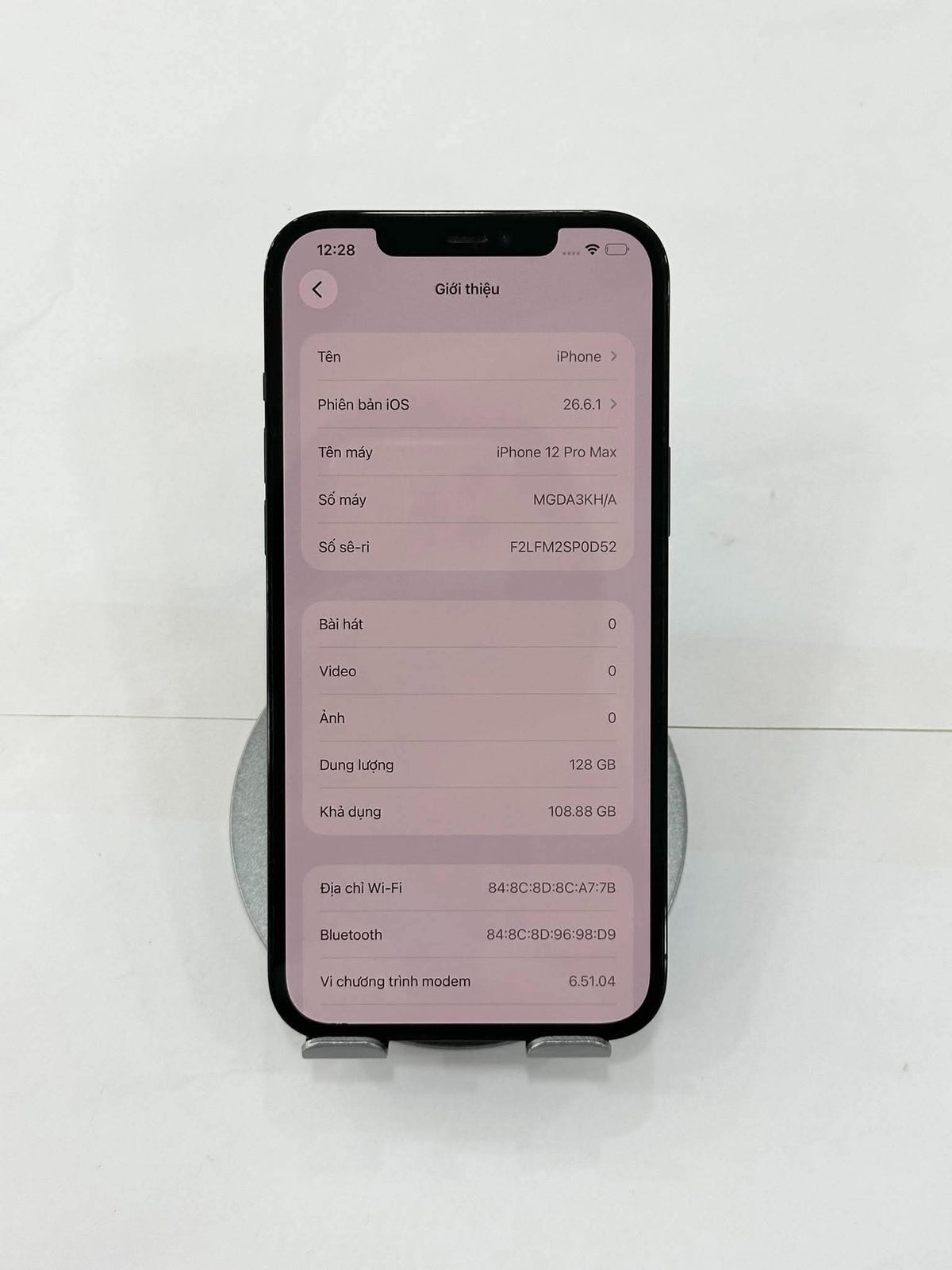IPhone 12 Promax 128gb Màu Xanh blue -  Pin 82% - 16008 Teku