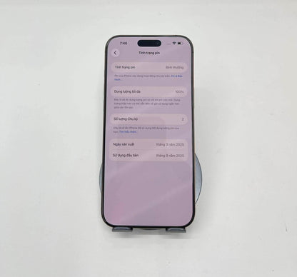 IPhone 16 Promax 256GB màu Vàng - Pin 100% sạc 2 lần- 63197