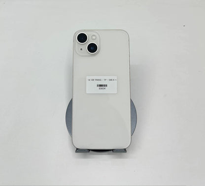 IPhone 14 bản 128GB Màu trắng - Pin thay mới 100% - 93604 A-*