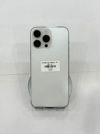 IPhone 14 ProMax 128GB Màu trắng - Thay Pin 100% - 15725 - A-* Teku