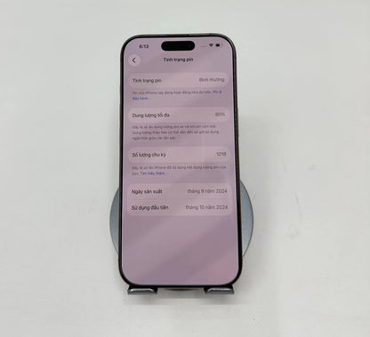 IPhone 16 Pro 256 Màu Vàng - Pin 80% sạc - 81726 -a -
