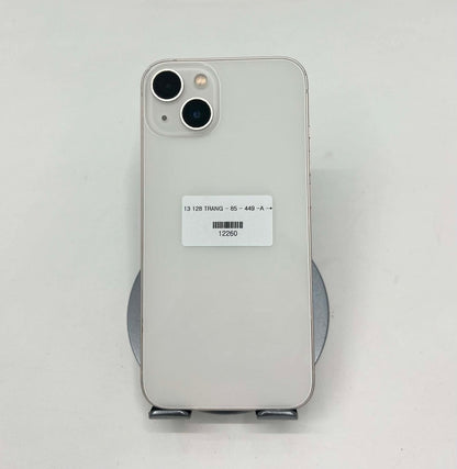 IPhone 13 128gb Màu trắng - Pin 85% - 12260 - a-*