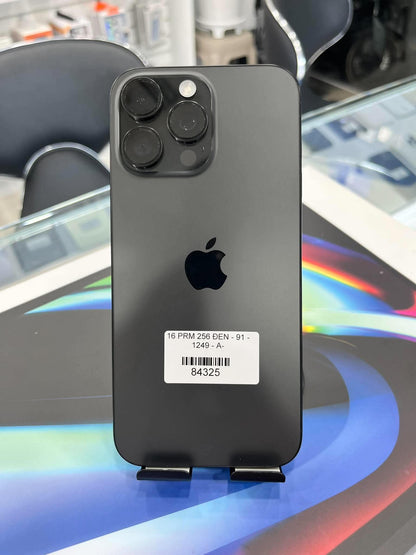 IPhone 16 ProMax 256GB Màu đen  - Pin 91%- 84325 -a - busan