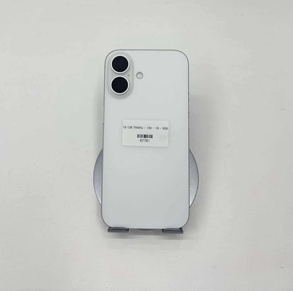 Iphone 16 128 Màu Trắng - Pin 100% sạc 16 lần - 67761