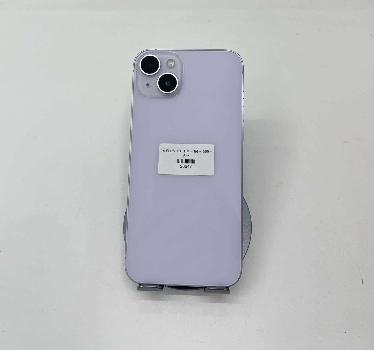 IPhone 14 PLus 128GB Màu tím - Pin 84% - 26647 A-*