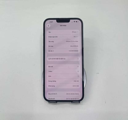 IPhone 13 ProMax 256GB Màu Xanh Blue - Pin thay 100% - 71901 *