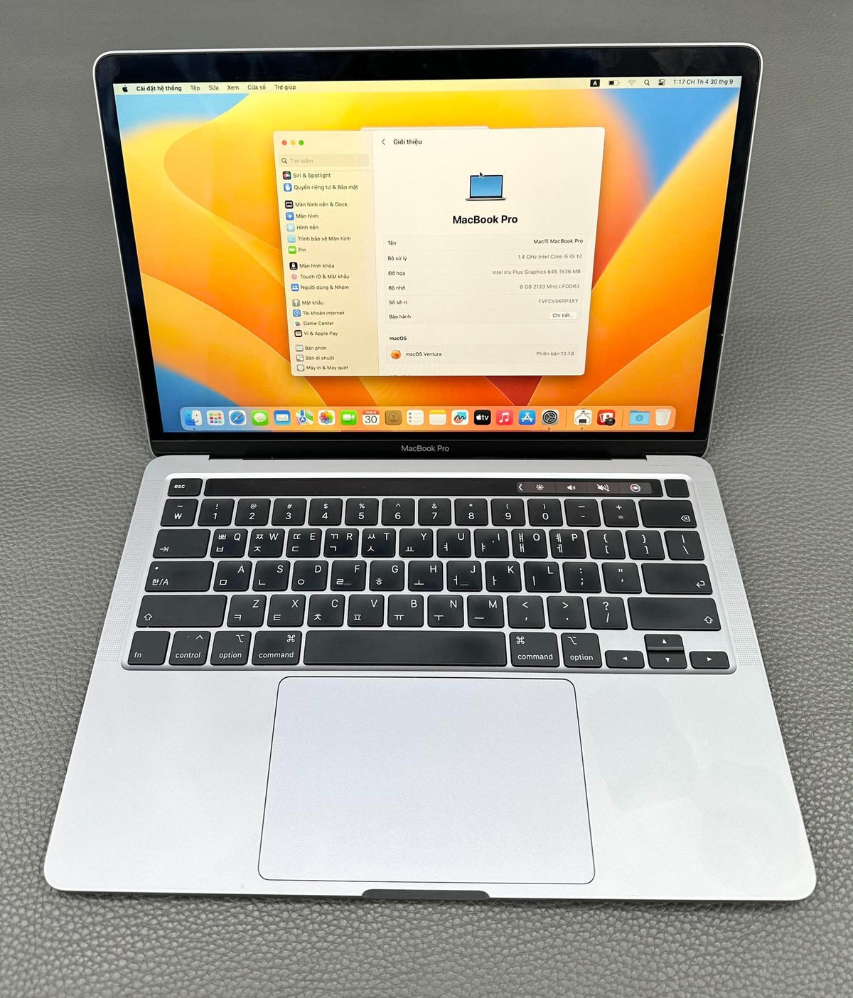 MacBook Pro 2020 bản 8/256 Xám - RP3XY - A-