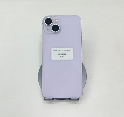 IPhone 14 bản 256gb Màu Tím - Pin thay mới 100% - 42341 A-