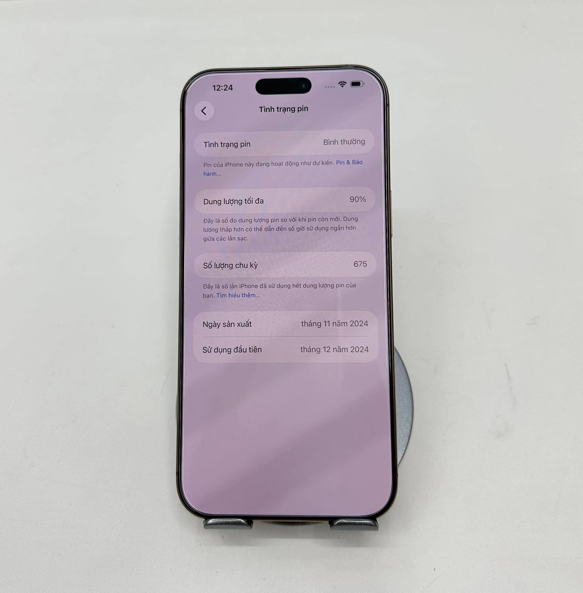 IPhone 16 ProMax 256GB Màu vàng - Pin 90% - 25514 - a-
