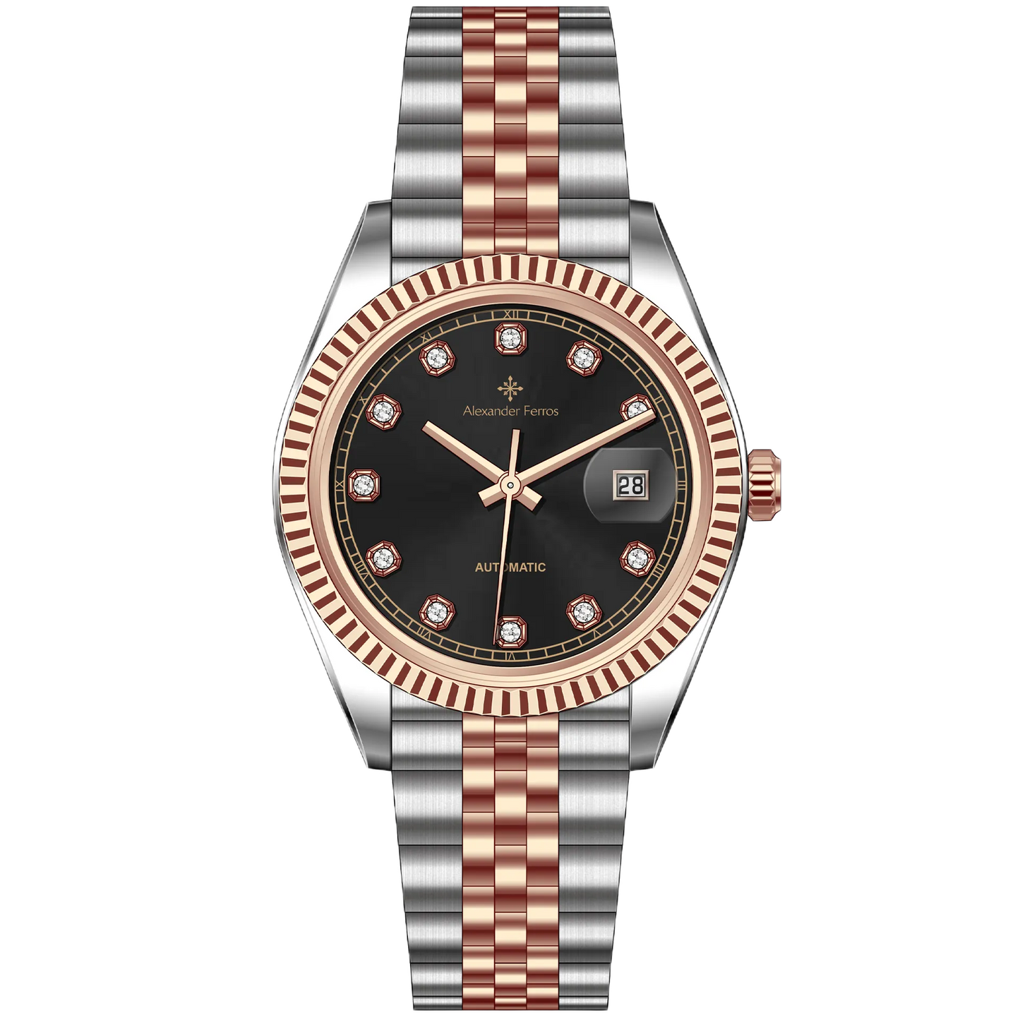 Đồng Hồ Alexander Ferros 8132D - 40mm - Nam