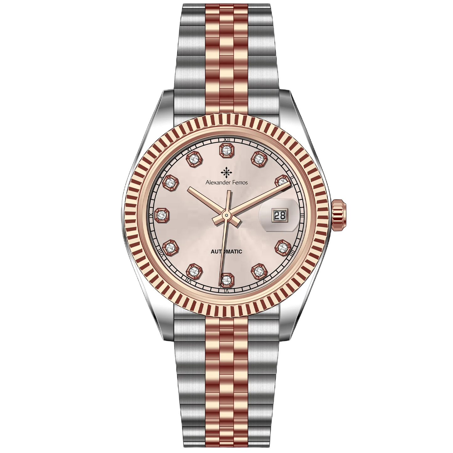 Đồng Hồ Alexander Ferros 8132D - 40mm - Nam