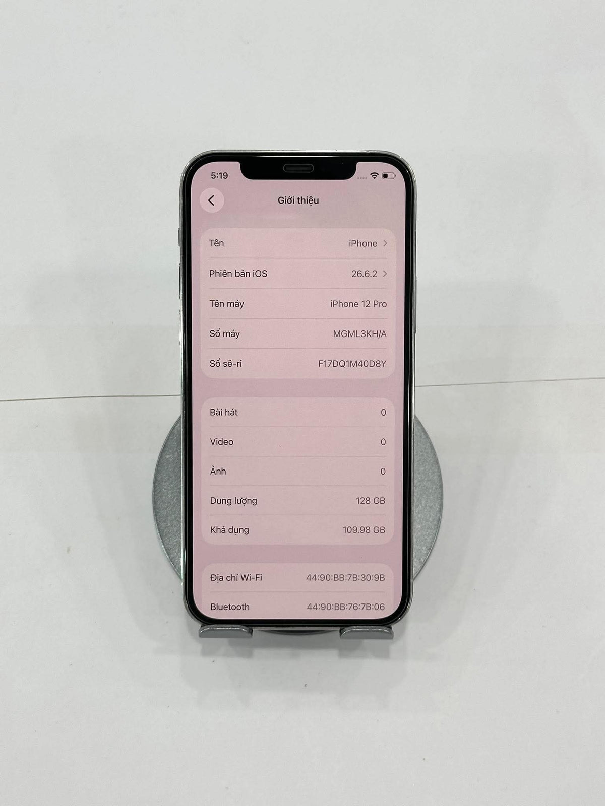IPhone 12 Pro 128gb Màu Trắng - Pin 91% - 79244 - a- Teku