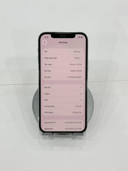 IPhone 12 Pro 128gb Màu Trắng - Pin 91% - 79244 - a- Teku