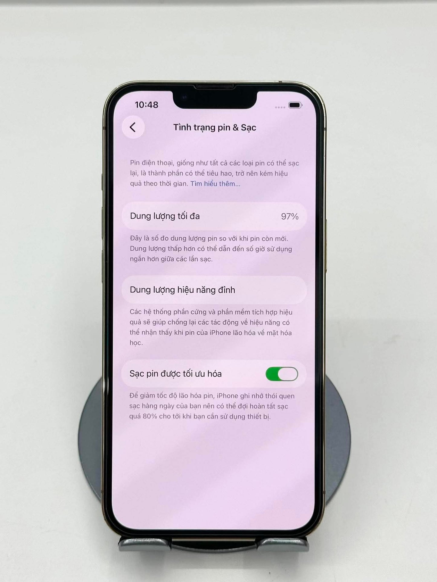 IPhone 13 Pro 256gb màu vàng, Pin 97 Ch - 77743