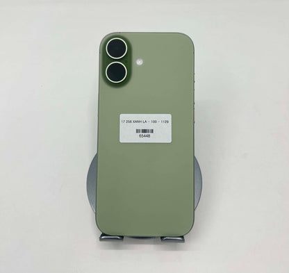 IPhone 17 bản 256GB Màu Xanh Lá - Pin 100% - 65448