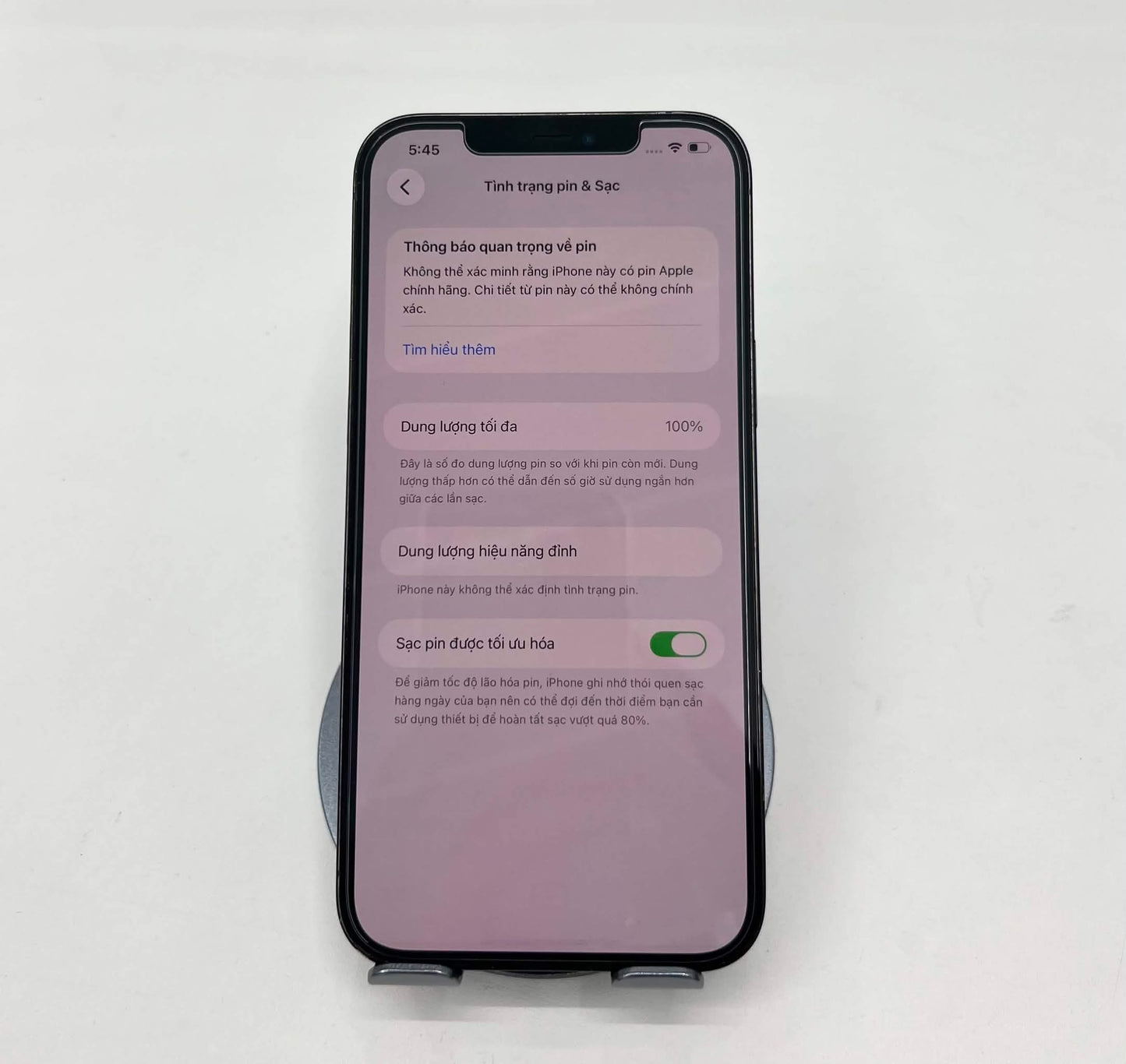 IPhone 12 Promax 128gb Màu Xanh blue - Thay Pin 100% - 79158 _ a-*