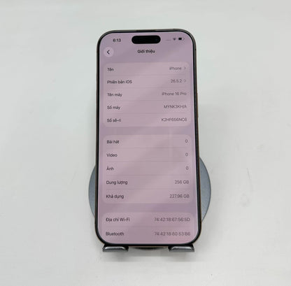 IPhone 16 Pro 256 Màu Vàng - Pin 80% sạc - 81726 -a -