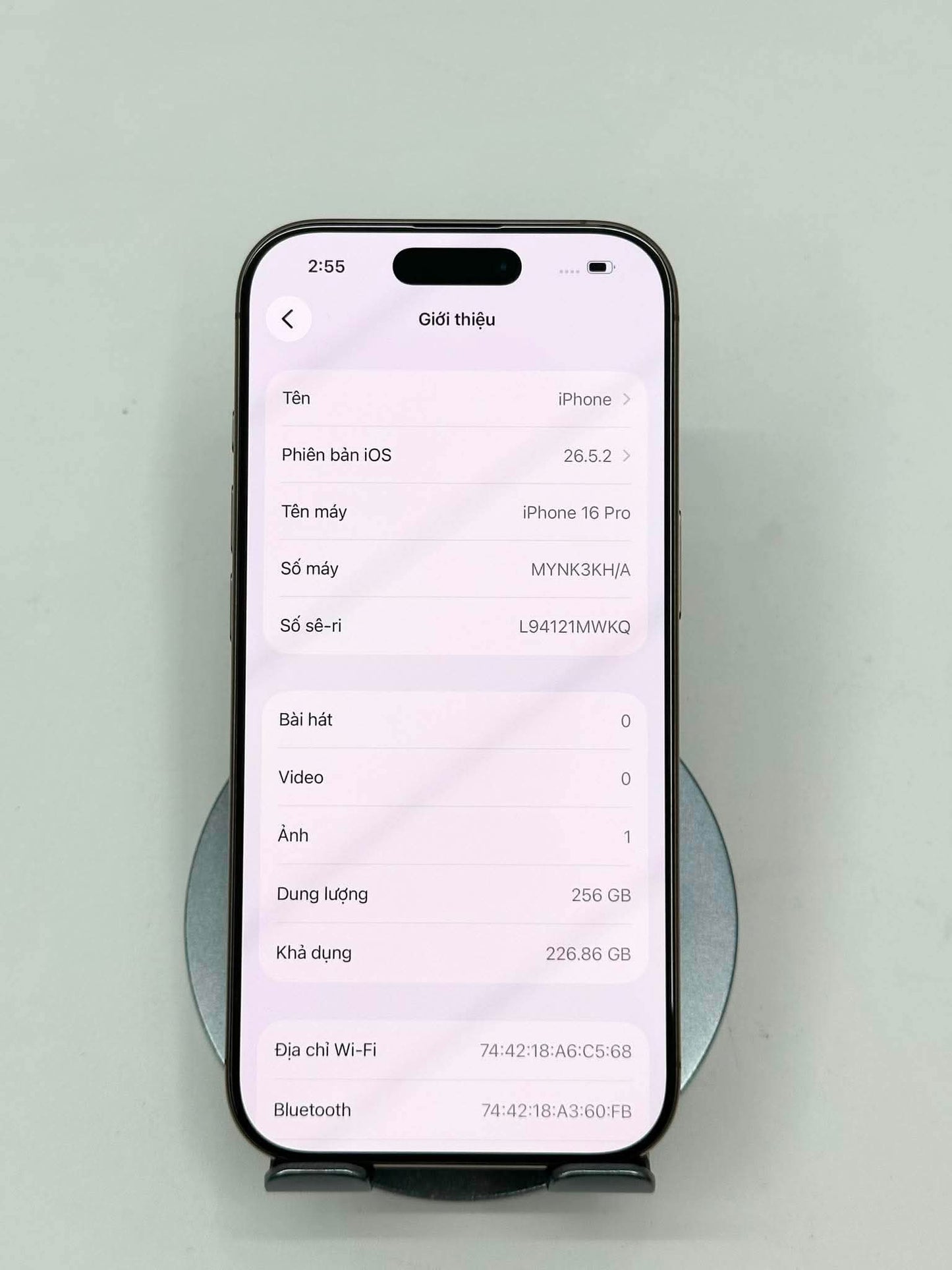 IPhone 16 Pro 256 Màu Vàng - Pin 98% -  24671