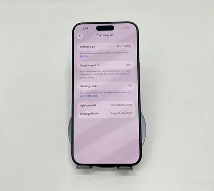 IPhone 15 Promax 512gb Màu đen - Pin 83% - 54057 - a-