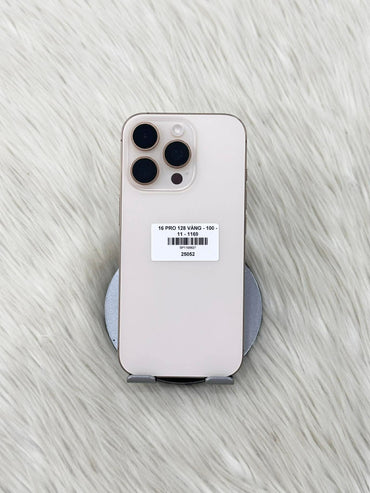 IPhone 16 Pro 128gb Màu Vàng - Pin 100% sạc 11 lần - 25052 Teku
