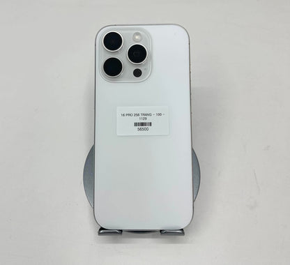 IPhone 16 Pro 256gb Trắng - pin 100% - 56500