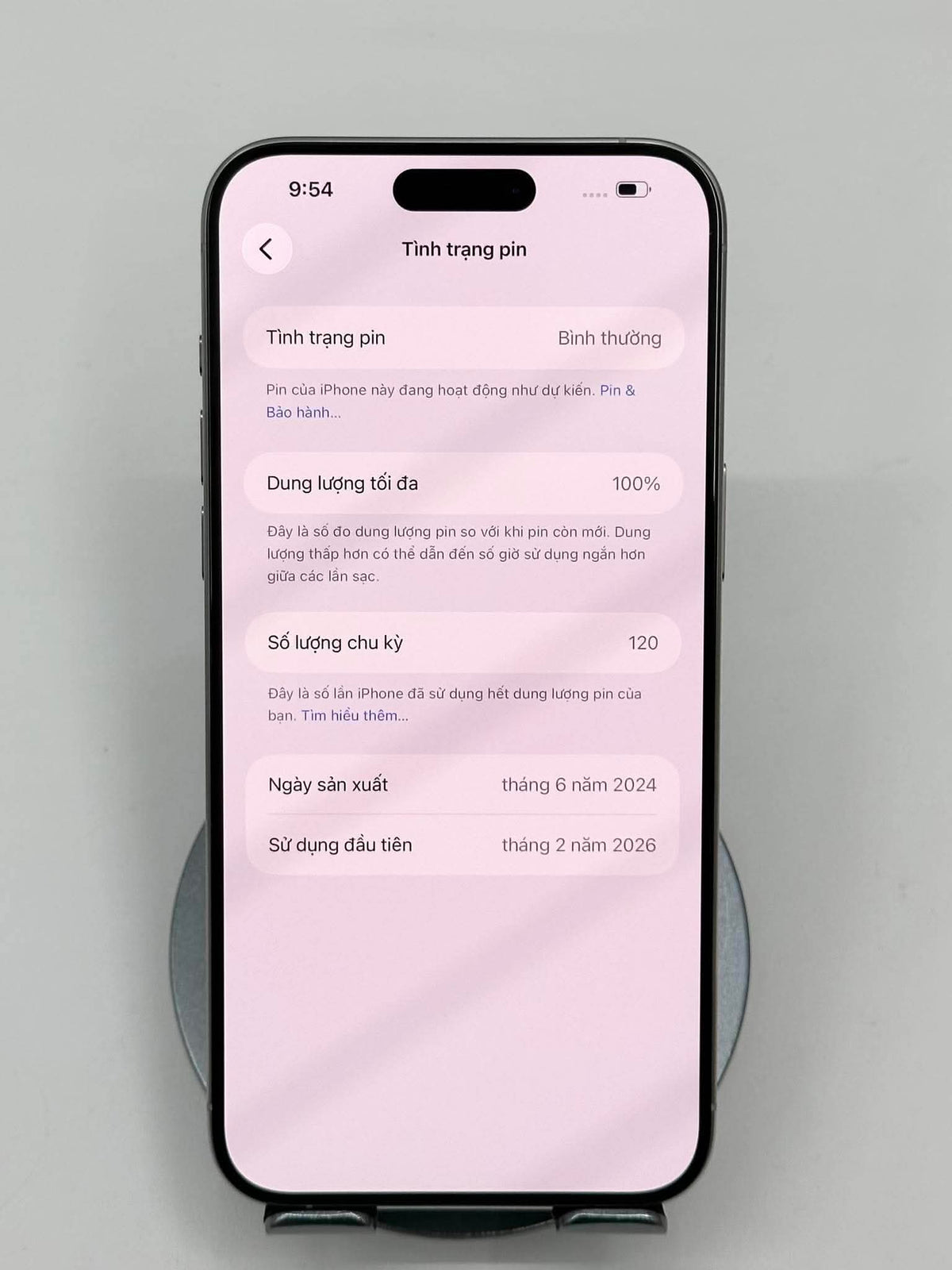 IPhone 15 Promax 512gb Màu Trắng - Pin 100% - 53616
